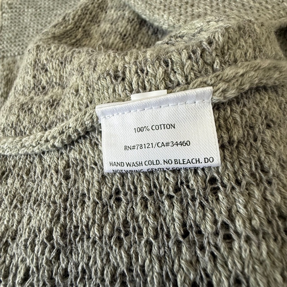 Eileen Fisher Grey Knit Cardigan‎ Size Medium - Picture 5 of 6